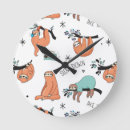 Search for cute sloth clocks Jungle