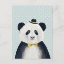 Recherche de ours panda cartes postales Aquarelle