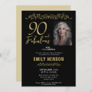 Search for 90 and fabulous invitations Elegant