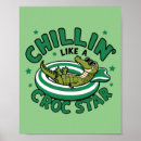Recherche de crocodile drôle posters Dessin