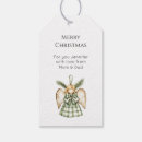 Search for christmas angel gift tags Green