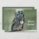Search for tree birthday invitations Owl