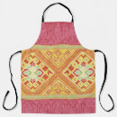 Search for textile aprons Red