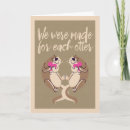 Search for otter valentines day cards Couple