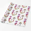 Search for magic mushrooms wrapping paper Woodland