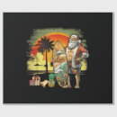 Search for tropical santa wrapping paper Summer
