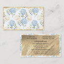 Recherche de hortensia bleu cartes visite Pour elle
