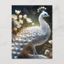 Recherche de beau paon cartes postales Vert