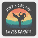Search for karate girl stickers Fighter