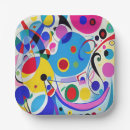 Search for modern art plates Colourful