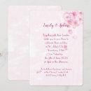 Search for pink cherry blossom wedding invitations Summer
