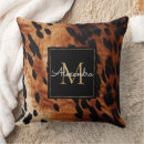Search for brown and gold pillows Animal
