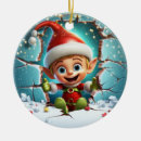 Search for cute elf ornaments Green