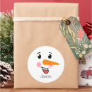 Search for happy face stickers Snowman