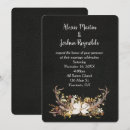 Search for leather wedding invitations Black