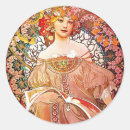 Recherche de art nouveau floral stickers Mucha