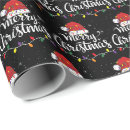 Search for christmas lights wrapping paper Santa
