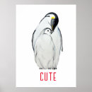 Recherche de pingouins de bébé posters Aquarelle