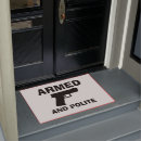 Search for gun doormats Funny