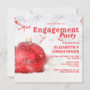 Search for christmas engagement party invitations Red