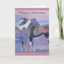 Search for paint horse christmas cards Winter