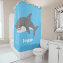 Search for great white shark shower curtains Fish