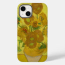 Recherche de tournesol vintage iphone coques Peinture