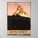 Recherche de vintage matterhorn posters Tourisme