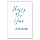 Search for new year table cards Calligraphy typography elegant