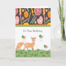 Search for fox birthday cards Nature