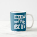 Search for back off mugs Crazy