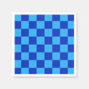 Search for light blue gingham napkins Chequered