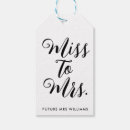 Search for bachelorette gift tags Black and white