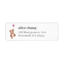 Recherche de girl baby shower return address labels Nous pouvons attendre