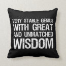 Recherche de sagesse coussins Drôle