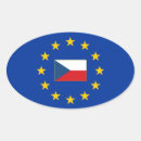 Recherche de le drapeau tchèque autocollants Europe