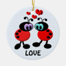 Recherche de coccinelle ornements Lovebug