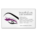 Search for long lash extension business cards Lashes