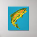 Search for angling canvas prints Trout