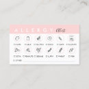 Search for food allergy business cards Allergies
