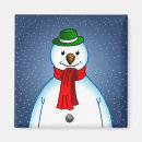 Recherche de neige de joyeux no magnets Pour enfants