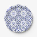 Search for blue mosaic plates Blue and yellow