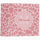 Search for giraffe pattern binders Girly