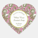 Search for heart shaped rose stickers Vintage