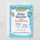 Search for monster baby shower invitations Blue