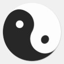 Recherche de yin yang autocollants Noir et blanc