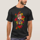 Search for dia de los muertos tshirts Floral