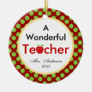 Search for red and green polka dots ornaments Cute