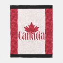 Search for canada flag blankets Red