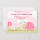 Search for ladybug 4x6 invitations Pink